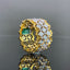 14K GOLD 1.24 CTW NATURAL EMERALD & DIAMOND RING
