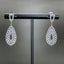 14K GOLD 1.22 CT NATURAL H DIAMOND EARRINGS