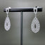 14K GOLD 1.22 CT NATURAL H DIAMOND EARRINGS