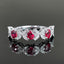 14K GOLD 1.01 CTW NATURAL RUBY & DIAMOND RING