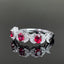 14K GOLD 1.01 CTW NATURAL RUBY & DIAMOND RING