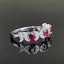 14K GOLD 1.01 CTW NATURAL RUBY & DIAMOND RING