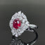 14K GOLD 3.02 CTW NATURAL RUBY & DIAMOND RING