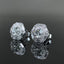 14K GOLD 2.22 CTW NATURAL H DIAMOND EARRINGS