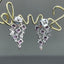 14K GOLD 4.02 CTW NATURAL SAPPHIRE & DIAMOND EARRINGS