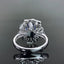 14K GOLD 4.2 CTW NATURAL SAPPHIRE & DIAMOND & FLOWERS RING/PENDANT( WITHOUT CHAIN )