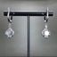 14K GOLD 3.14 CTW NATURAL SAPPHIRE & DIAMOND EARRINGS
