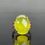 14K GOLD 16.15 CTW NATURAL PREHNITE & RUBY RING