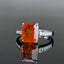 14K GOLD 3.8 CTW NATURAL SPESSARTINE & DIAMOND RING