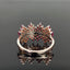 14K GOLD 1.56 CTW NATURAL RUBY & DIAMOND RING