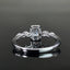 GIA CERTIFIED 14K GOLD 0.78 CTW NATURAL F VS2 EMERALD DIAMOND RING