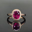 14K GOLD 1.7 CTW NATURAL TOURMALINE & DIAMOND RING
