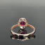 14K GOLD 1.7 CTW NATURAL TOURMALINE & DIAMOND RING