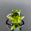 14K GOLD 6.37 CTW NATURAL TOURMALINE & DIAMOND RING