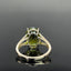 14K GOLD 6.37 CTW NATURAL TOURMALINE & DIAMOND RING
