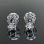 14K GOLD 1.14 CTW NATURAL RUBY & DIAMOND EARRINGS