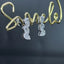 14K GOLD 0.32 CT NATURAL H DIAMOND EARRINGS