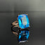 14K GOLD 17.93 CTW NATURAL TOPAZ & DIAMOND RING