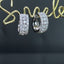 14K GOLD 1.02 CT NATURAL H DIAMOND EARRINGS