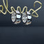 14K GOLD 1.02 CT NATURAL H DIAMOND EARRINGS