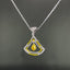 14K GOLD 0.56 CT NATURAL COLOR DIAMOND NECKLACE