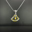 14K GOLD 0.56 CT NATURAL COLOR DIAMOND NECKLACE
