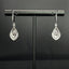 14K GOLD 0.90 CTW NATURAL YELLOW DIAMOND & DIAMOND EARRINGS
