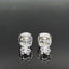 14K GOLD 0.82 CTW NATURAL YELLOW DIAMOND & DIAMOND EARRINGS