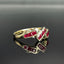 14K GOLD 0.82 CT NATURAL RUBY RING