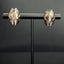 14K GOLD 0.7 CTW NATURAL RUBY & DIAMOND & SNAKE EARRINGS