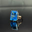 14K GOLD 15.73 CTW NATURAL TOPAZ & DIAMOND RING