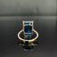14K GOLD 15.73 CTW NATURAL TOPAZ & DIAMOND RING
