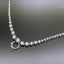 14K GOLD 3.08 CTW NATURAL H DIAMOND NECKLACE