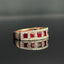 14K GOLD 1.48 CTW NATURAL RUBY & DIAMOND RING
