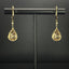 14K GOLD 2.42 CTW NATURAL RUBY & DIAMOND EARRINGS