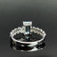 14K GOLD 1.23 CTW NATURAL AQUAMARINE & DIAMOND RING