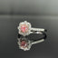 14K GOLD 0.76 CTW NATURAL PINK DIAMOND & DIAMOND RING/PENDANT( WITHOUT CHAIN )