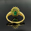 14K GOLD 3.15 CTW NATURAL EMERALD & DIAMOND RING