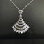 14K GOLD 0.98 CT NATURAL H DIAMOND NECKLACE