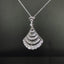 14K GOLD 0.98 CT NATURAL H DIAMOND NECKLACE