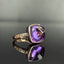 14K GOLD 10.1 CT NATURAL AMETHYST RING