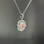 14K GOLD 0.46 CTW NATURAL PINK DIAMOND & DIAMOND PENDANT( WITHOUT CHAIN )