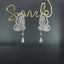 14K GOLD 0.58 CT NATURAL H DIAMOND & BUTTERFLY EARRINGS