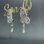 14K GOLD 0.58 CT NATURAL H DIAMOND & BUTTERFLY EARRINGS