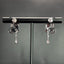 14K GOLD 0.58 CT NATURAL H DIAMOND & BUTTERFLY EARRINGS