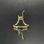 14K GOLD 0.45 CT VIVID GREEN NATURAL EMERALD RING