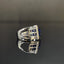 14K GOLD 2.02 CTW VIVID BLUE NATURAL SAPPHIRE & DIAMOND RING