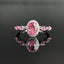 14K GOLD 1.05 CTW NATURAL PADPARADSCHA SAPPHIRE & DIAMOND RING