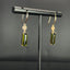 14K GOLD 4.18 CTW NATURAL TOURMALINE & DIAMOND EARRINGS
