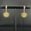 14K GOLD 0.46 CT NATURAL H DIAMOND EARRINGS